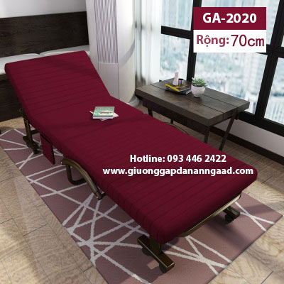 Giường gấp Hàn Quốc GA-2020 rộng 70cm màu đỏ