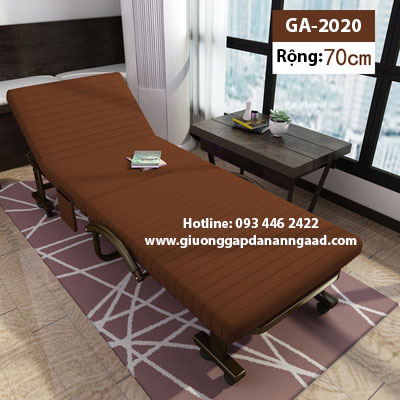 Giường gấp Hàn Quốc GA-2020 rộng 70cm màu nâu